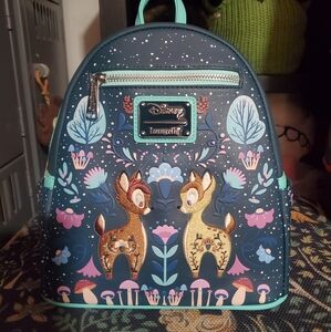 BNWT Loungefly Embroidered Bambi Backpack